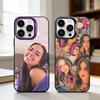 Горячий Чехол для телефона Addison Rae Для iPhone17,16,15,14,13,12,11,Pro,MAX Серый Матовый Силиконовый Черный Чехол