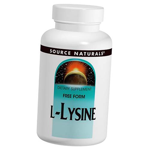 Лизин, L-Lysine 1000, Source Naturals 100таб (27355001)
