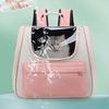 Cat Carrier Bag Oxford Cloth Breathable Large Capacity Pet Carrier Backpack with Comfortable Straps