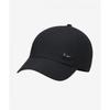 Nike Неструктурированная кепка Club Dry Fit с металлическим Swoosh, черная, металлическое серебро Fb5372 01