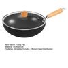 Iron Frying Pan Non-Stick Skillet Pot Saucepan Cooking Omelette Pans Wok for Cooking Easy To Clean Kitchen Gadget Compatible with All Stoves
