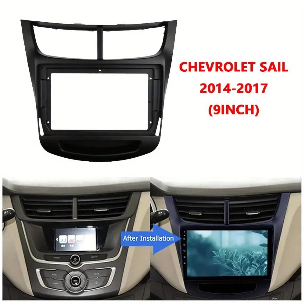 For Chevrolet Sail 2014-2017 9 Inch Car Fascia Frame Decorative Panel Mounting Auto Interior Accessories