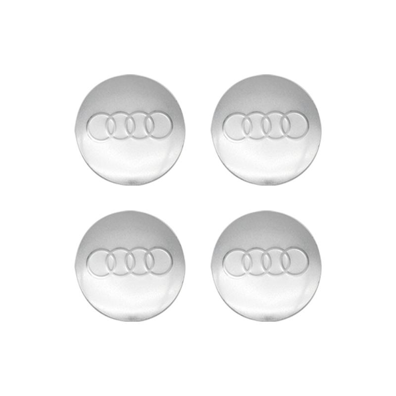 Для Audi A5 Украшение шин Для Audi A4 B8 A3 8P A6 C7 8V B6 B7 B9 Q5 A1 A5 4 ШТ. 56 мм Автомобильный значок Наклейки на колпачки ступиц Колесные наклейки Декор