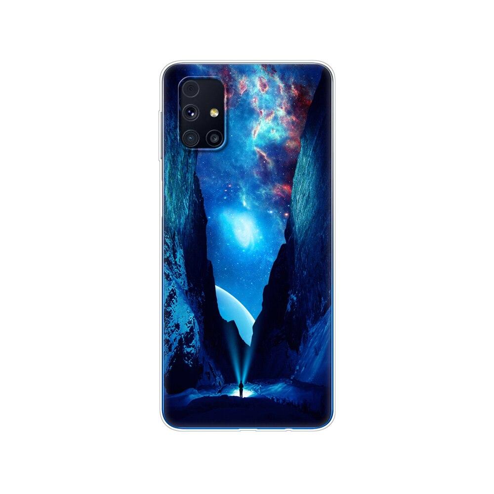 Для Samsung M31s чехол 6.5 Tpu мягкий силиконовый чехол для задней панели телефона для Galaxy M31S M 31S m317f m317 Funda зима снег рождество