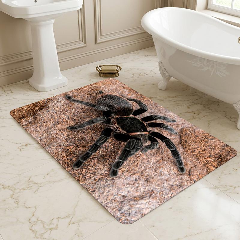 Tarantula Spider Living Room Nonslip Area Rug Soft Carpet For Bedroom Game Playroom Sofa Office Home Decor Doormat Christmas Gift C9262035