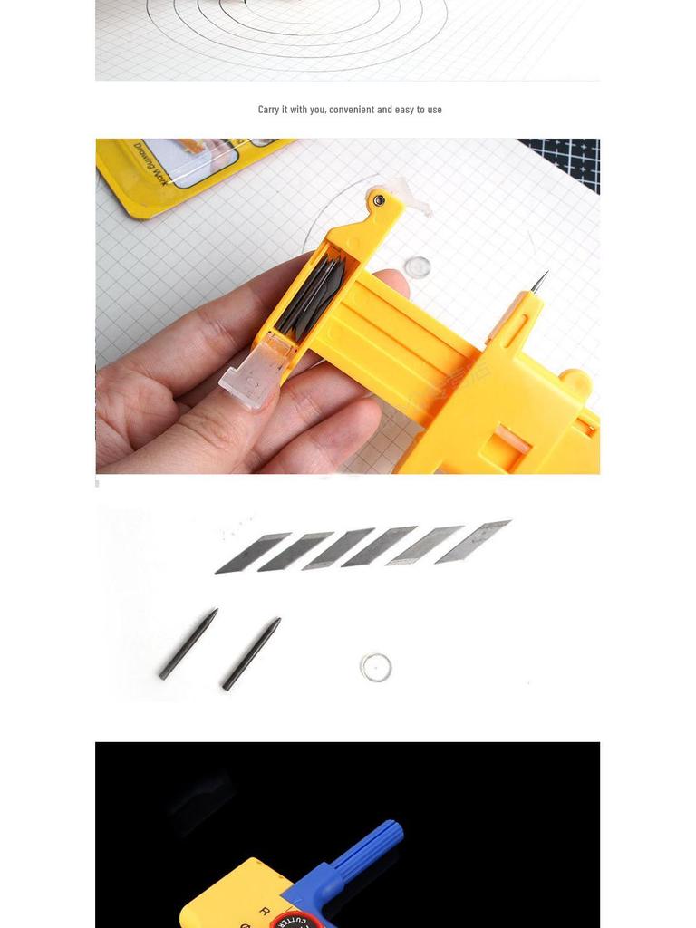 Циркульный нож для вырезания кругов: Универсальный инструмент для вырезания моделей из бумаги и рисования окружностей