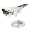 NUOTIE 1/100 Scale F-14 Tomcat Metal Fighter Model, US Navy VF-84 Jolly Rogers Fighter, Diecast Metal Airplane, Military Display Model
