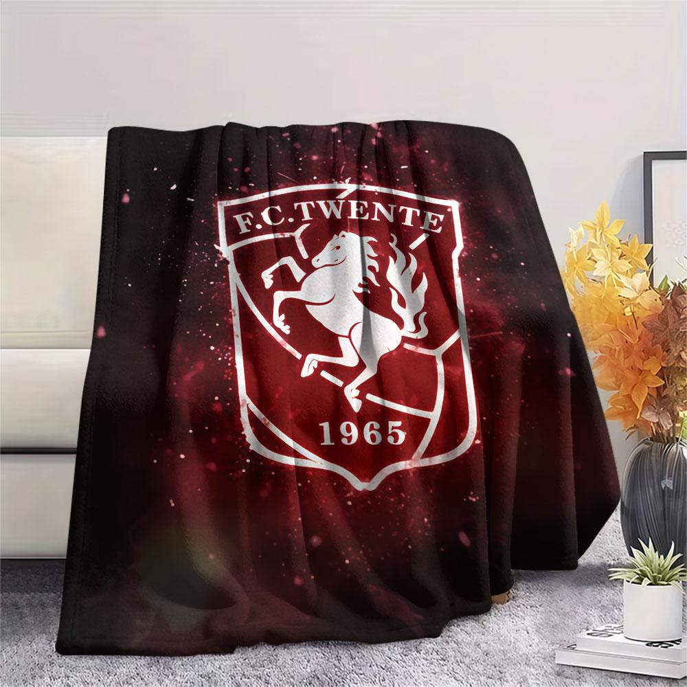 F.C. Twente FlAannel Blanket, High quality Comfortable for All Seasons, Home Decor, Warmth and Comfort