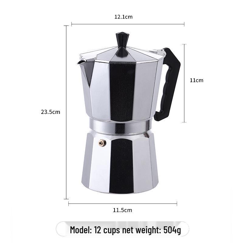 «Европейская восьмиугольная алюминиевая гейзерная кофеварка — итальянская кофеварка»