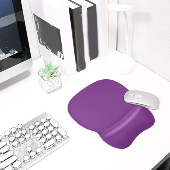 Эргономичный коврик для мыши с поддержкой запястья, нескользящая основа, облегчающая боль, гладкий игровой коврик для мыши, подушка для запястья