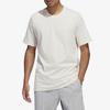 adidas Футболка Originals Trefoil Solid Logo Casual с круглым вырезом, мужские топы, цвет Off-White HN0995