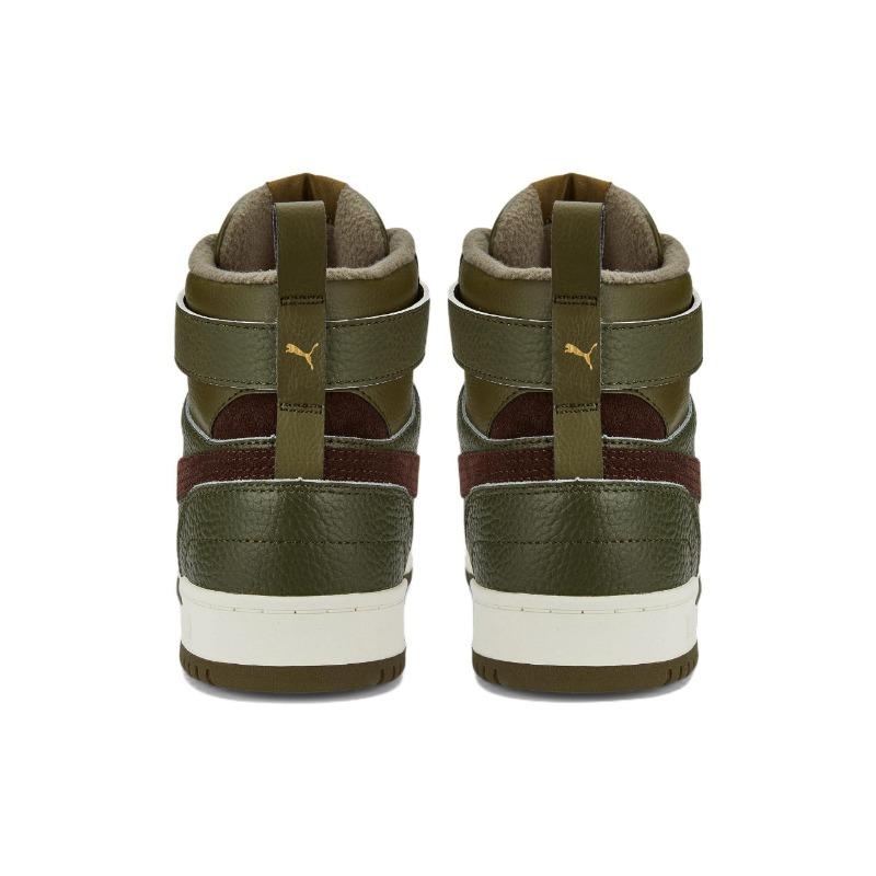 PUMA RBD Game High Top Casual Skate Shoes Men Olive Green 387604-01