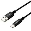 Elecom USB Type-C Cable 1.2m 15W USB2.0 Standard Certified Product USB-A To Type-C LED Light/Glowing/ON/OFF Switchable [Compatible with AQUOS/arrows/X