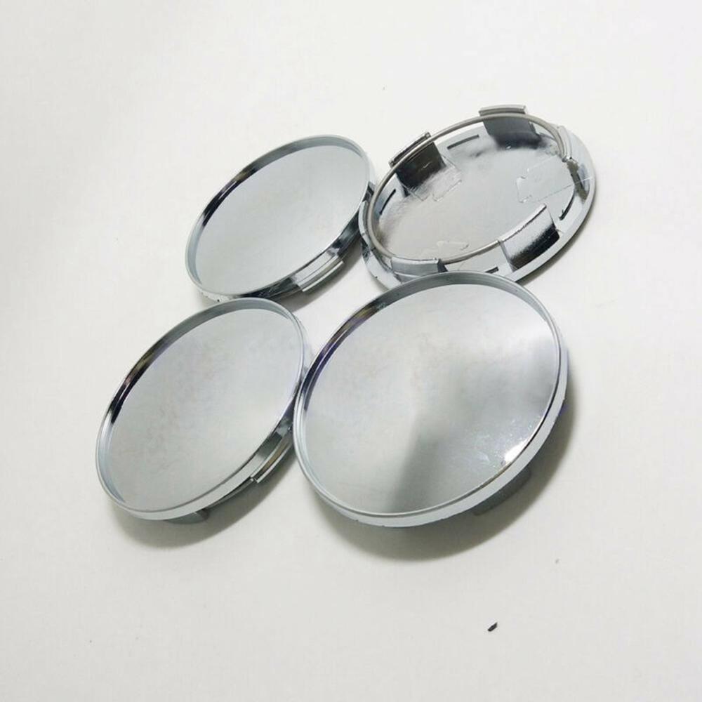 4 X 63 мм 68 мм универсальные хромированные серебряные автомобильные колеса центры колпака ступицы комплект крышки