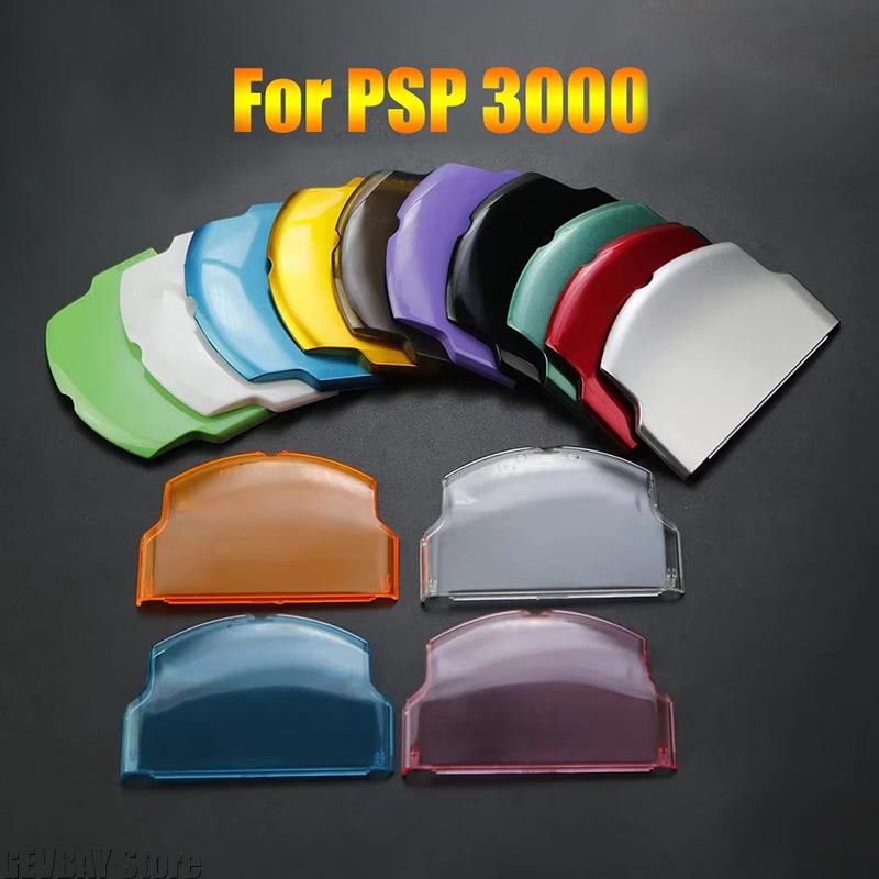 PC Replacement Battery Cover Multicolored Cover Shell Back Cover Case Back Door Case for PSP3000 Game Machine Repair Parts