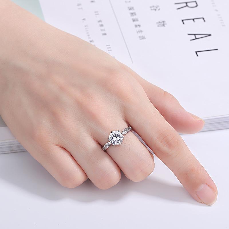 Классическое кольцо Lindon из медного сплава с цирконием, женские ювелирные изделия, свадебный подарок для вечеринки