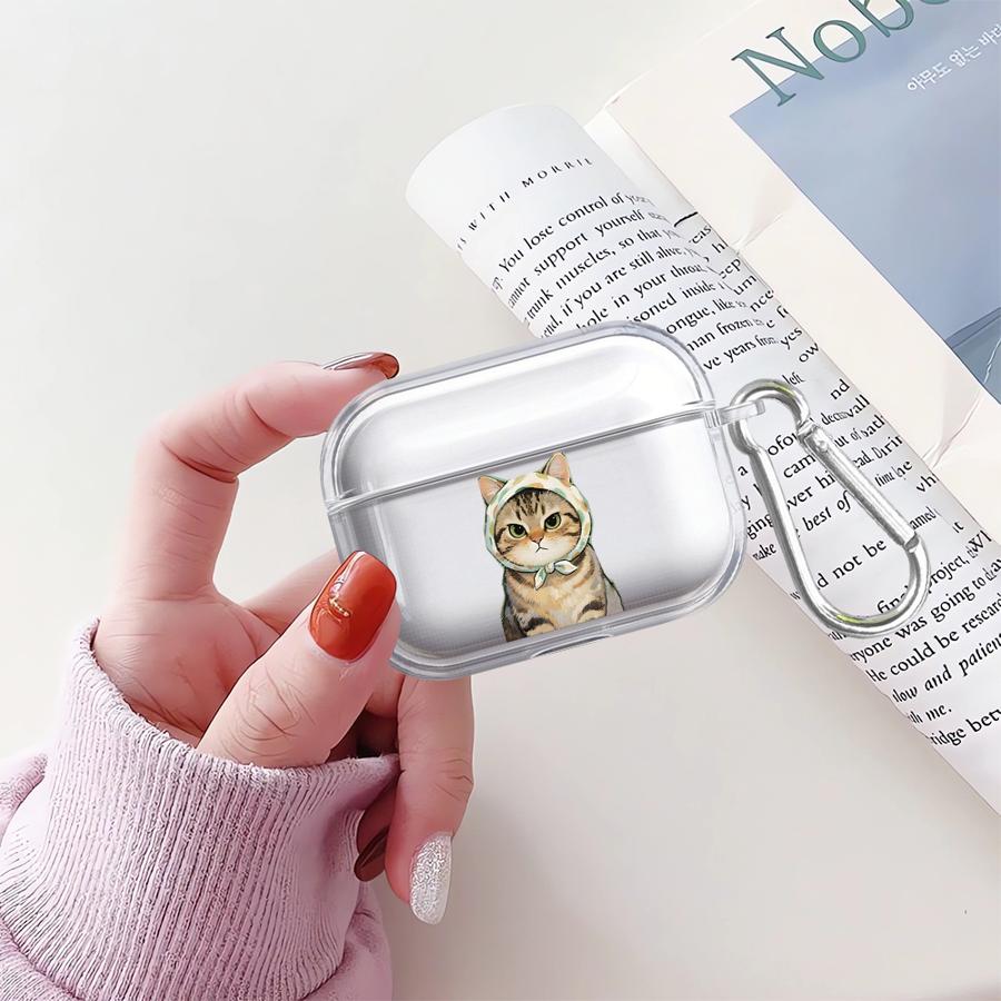 Мультяшный Кот Прозрачные Чехлы Для Наушников Чехол Для Airpods Pro 2 4 Pro3 Pro2 3 1