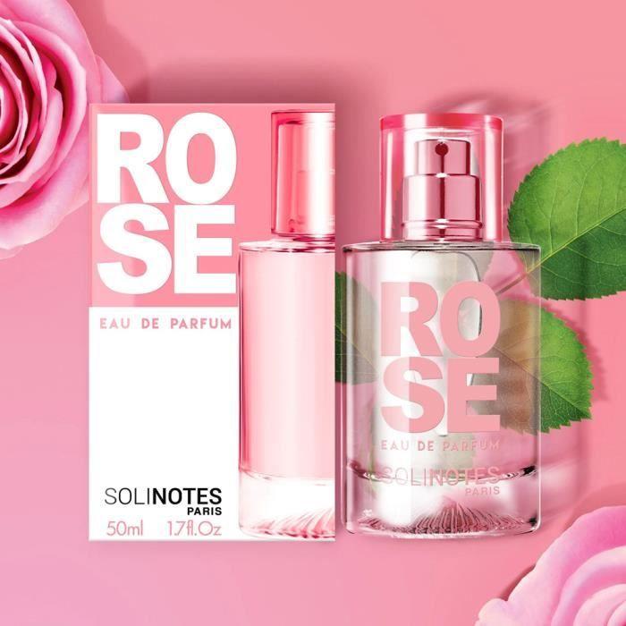 Eau de Parfum - Solinotes - ROSE - 50ml - Floral - Notes fruitées - Édition Limitée
