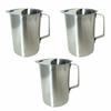3pcs Ice Filter Ice Cube Kettle Insulated Water Pitcher Durable Stainless Steel Ice Jug  Home