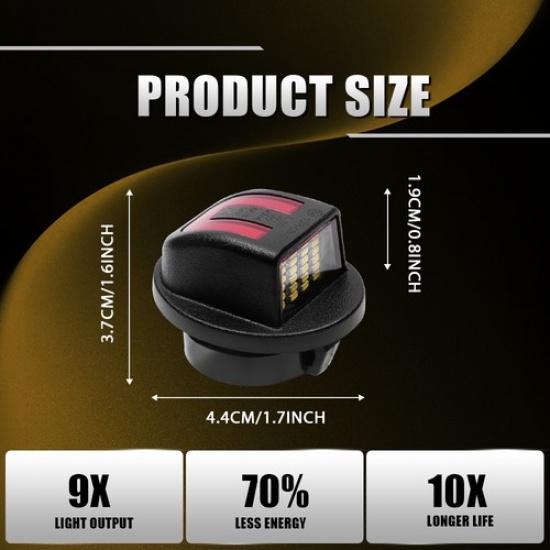 LED Plate Rear License Light Tag Bumper For Lamp Assembly Ford F150 F350 F250