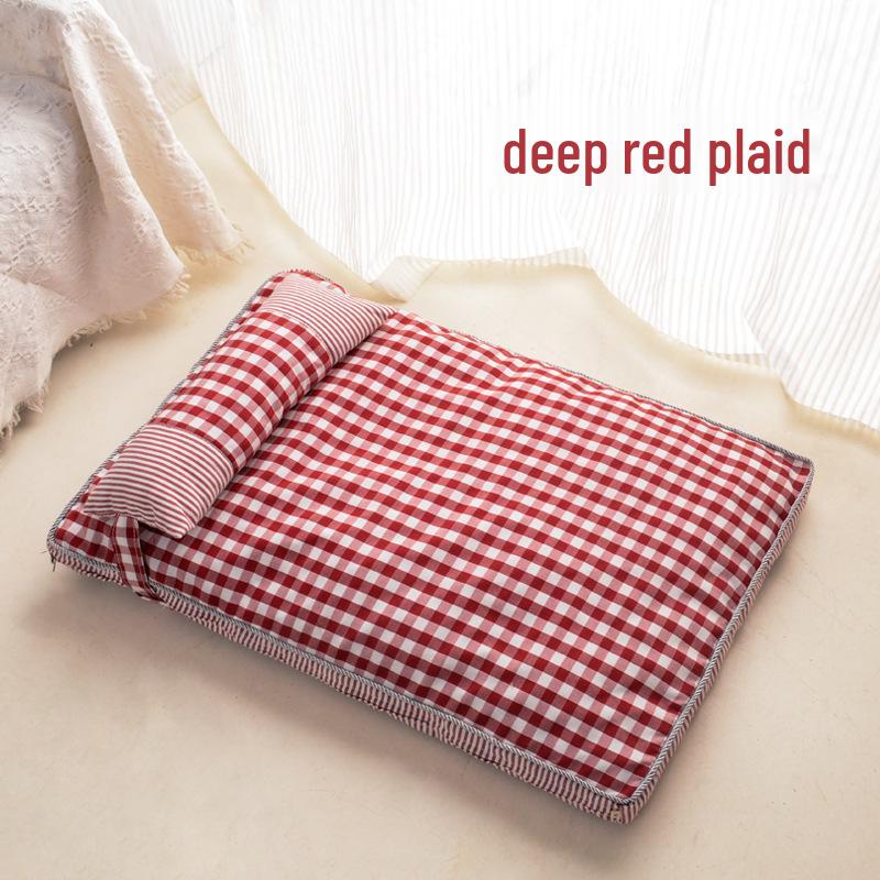 Съемная и моющаяся лежанка для питомцев на все сезоны - Подушка-мат для собак и кошек