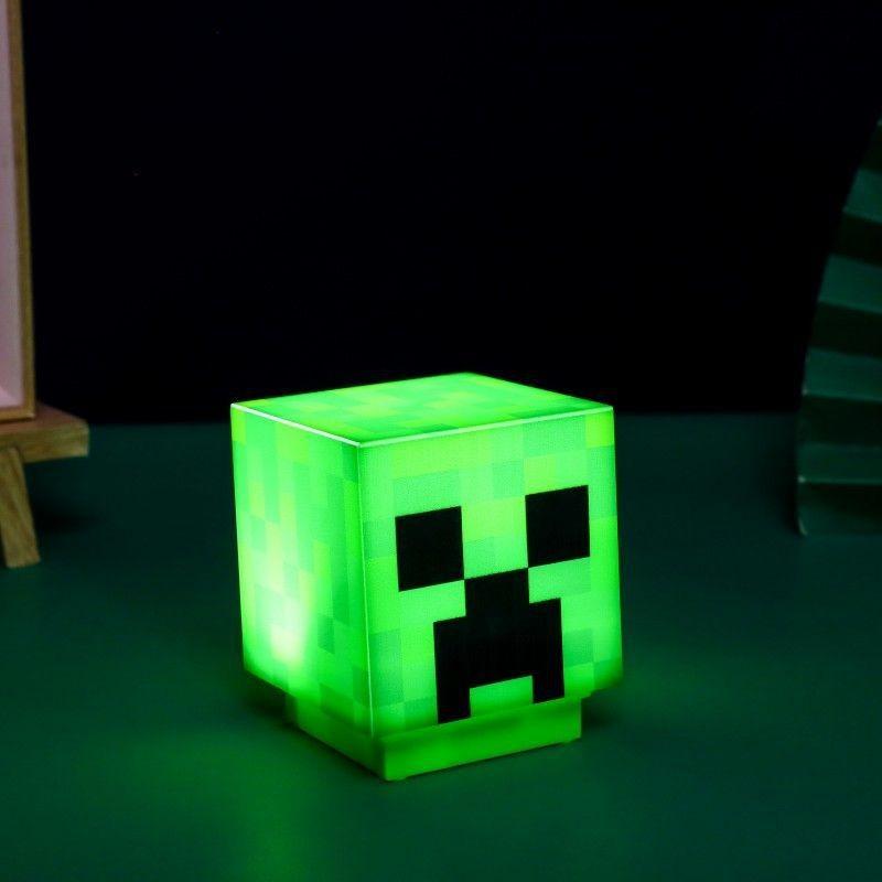 Minecraft Night Light Bottle Bee Salamander Creeper Building Block Lamp Gift