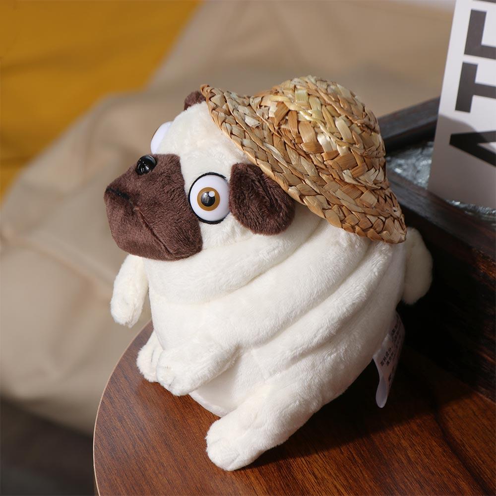 Soft Toy Sleeping Mate Elf Fat Pug Plush Toys Pug Dog Plush Doll Pug Dog Plush Toy Stuffed Toy