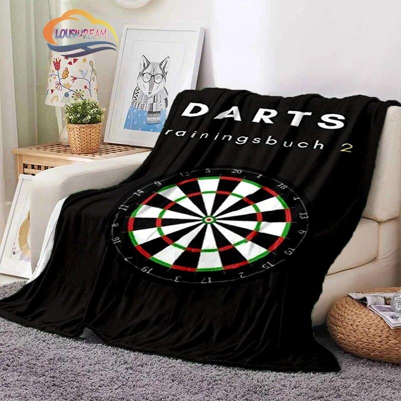 Darts Pattern Blanket Blank Series Ice and Fire  Cashmere  Fashion  Portable Flannel Warm Sofa Bed  Camping
