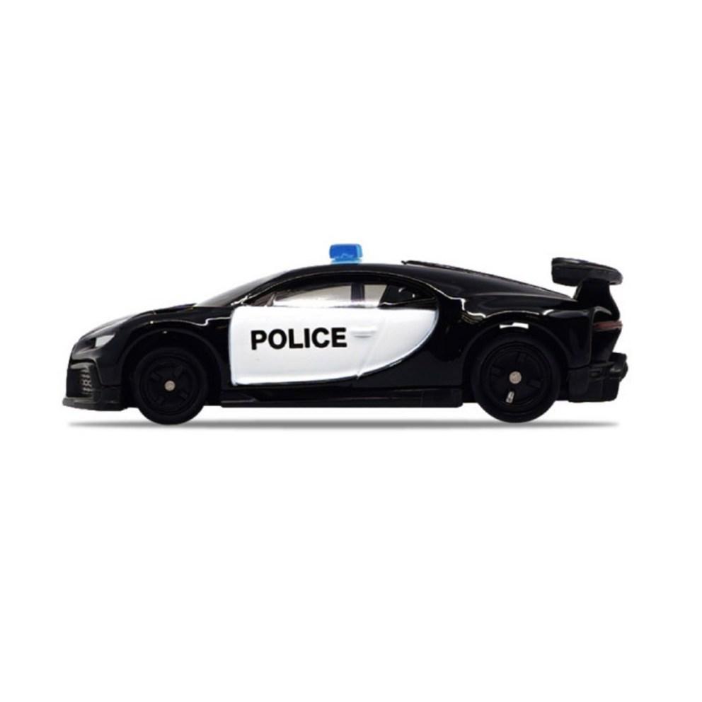 Tomica Asia 79 Bugatti Chiron Pure Sport Police Car Figure, Mixed Colors, 2-Pack