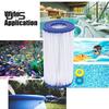 1 Pc/3 Pcs/6 Pcs Pool Filter Core Type III Cartridge Pool Filter Easy To Install Type A/C Pool Filter Replacement for Above-Ground Swimming Pools
