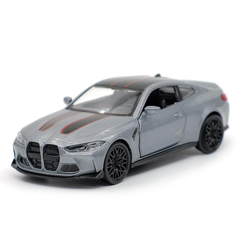 AAAOQ1 RMZ CITY 1:36 BMW M4 CSL Sport Car Alloy Diecast Car Model Toy With Pull Back For Children Gifts Toy Collection