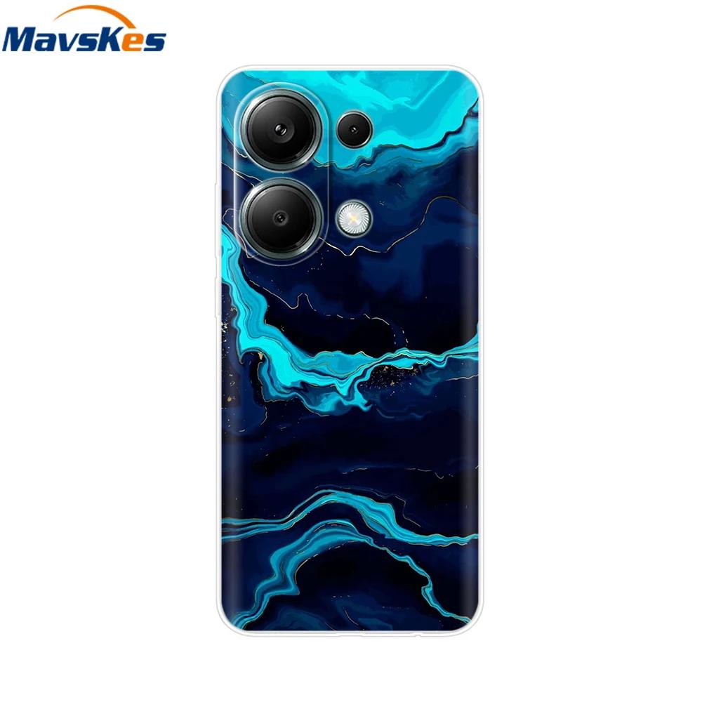 Soft Clear TPU Case For Xiaomi Redmi Note 13 4G Case Silicone Bumper Back Cover Fundas For Redmi Note 13 Pro 4G Phone Cases Etui