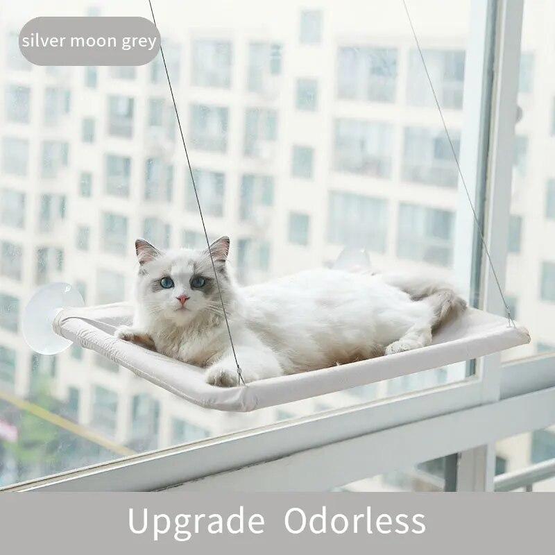 Складной гамак для кошачьей оконной кровати, гамак для кошачьего окна, настенный гамак, сиденье с 4 сильными присосками