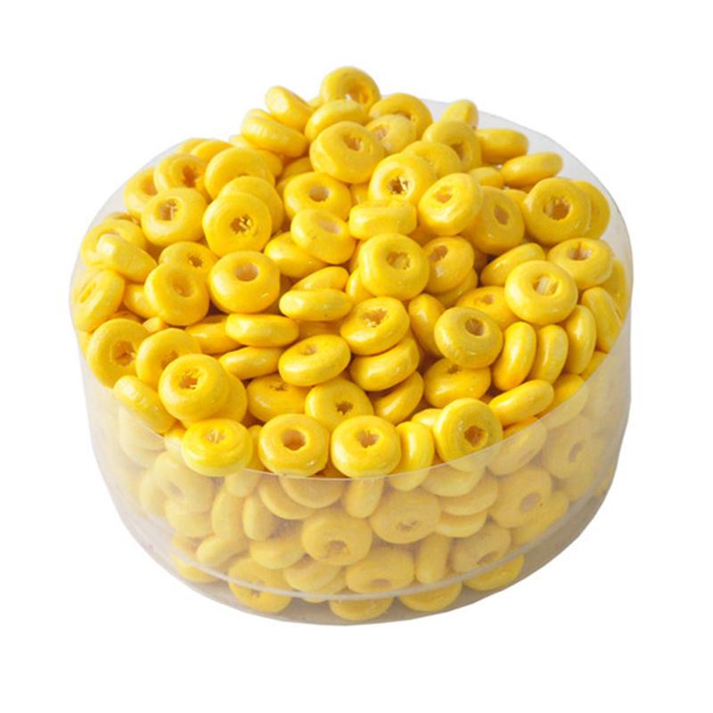 Креативные деревянные конфетные цвета 100 шт. 3*6 мм аксессуары счеты свободные бусины-разделители ожерелье браслет для самостоятельного изготовления ювелирных изделий ручной работы