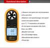 BENETECH GM816 Умный цифровой анемометр Измеритель скорости и силы ветра