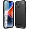 Protective Case - Silicone - for iPhone 14 - Matte Chic Black - Flexible - Full Access To Functions