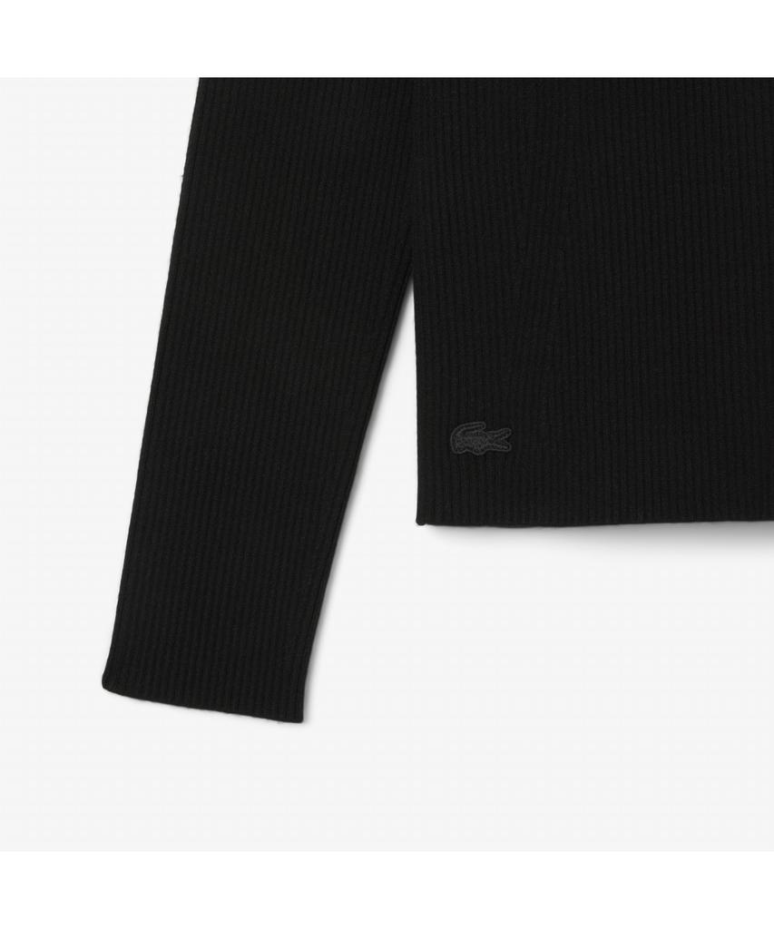 LACOSTE Women'S 3D Rib Knit Half-Zip Sweater Af4144-55N 031