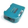 Адаптер USB-зарядного устройства, совместимый с литий-ионной батареей Makita 18 В, с портом быстрой зарядки USB и Type-C, держатель для батареи для крепления