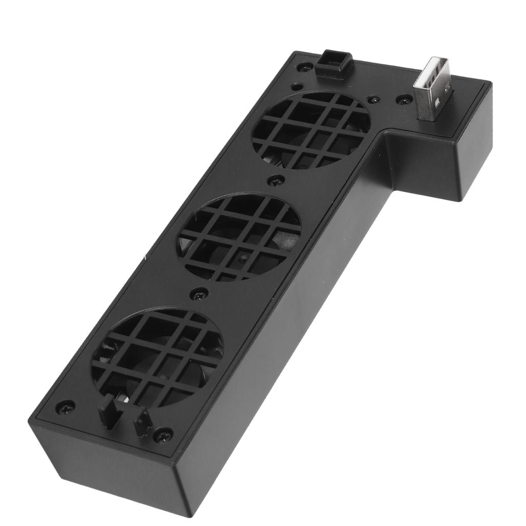 USB Cooling Fan for Xbox One X Low Noise Efficient Heat Dissipation Game Console Cooler Fan with 3