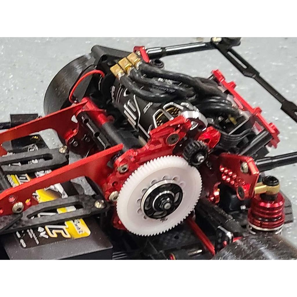 RC-ART RDX-ART Конверсионная пластина для мотора 380 (фиолетовый) - Легкие детали для RC-дрифтовых машин с низкой гравитацией