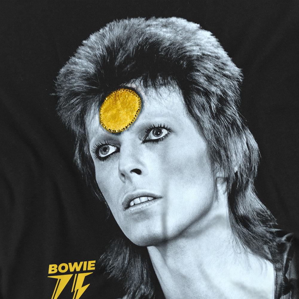 David Bowie Мужская футболка Golden Bowie