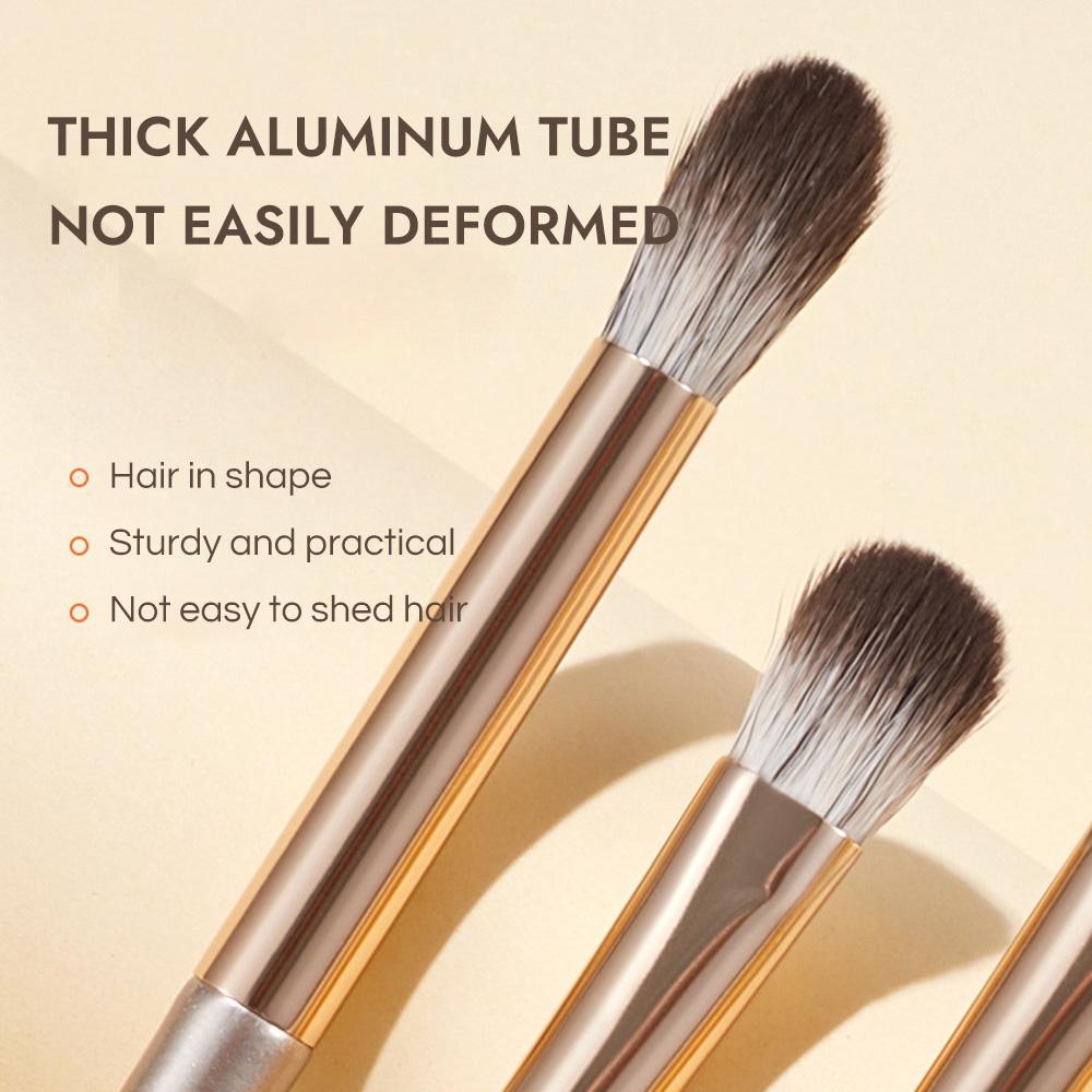 GECOMO Eye Makeup Brush Set Soft Brush Head Blending Brush That Does Not Absorb Powder Beginners Eye Shadow Brush Beauty Tools