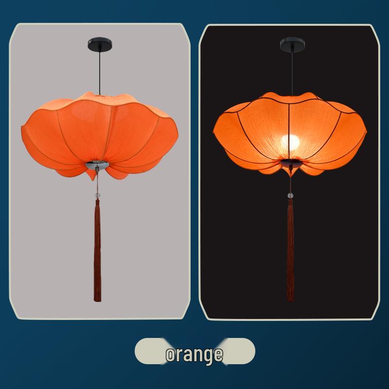 Chinese Lotus Leaf Pendant Lamp - Restaurant, Hotel, Commercial Scene & Street Lantern Hanging Decoration