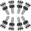 6-Pack TR416 Tire Valve Stems, High Pressure 200 PSI Tubeless Valve Stems, Brass Valve Stems, 1-1/2" Schrader Valve, Fits 0.453" & 0.625" Rim Holes