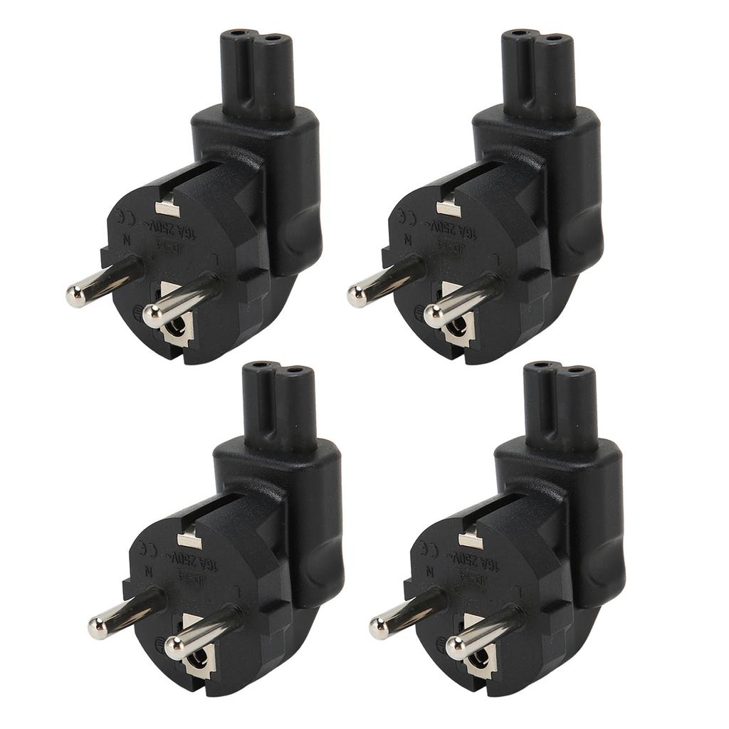 4 шт. Адаптер питания EU4.8MM к IEC320 C7 Универсальный стандартный адаптер питания для компьютера