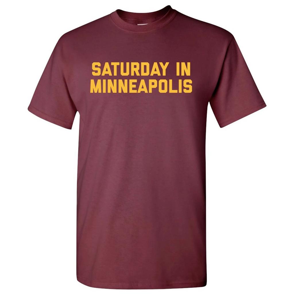 Saturday in Minneapolis - Football Saturdays Sport T Shirt - Maroon