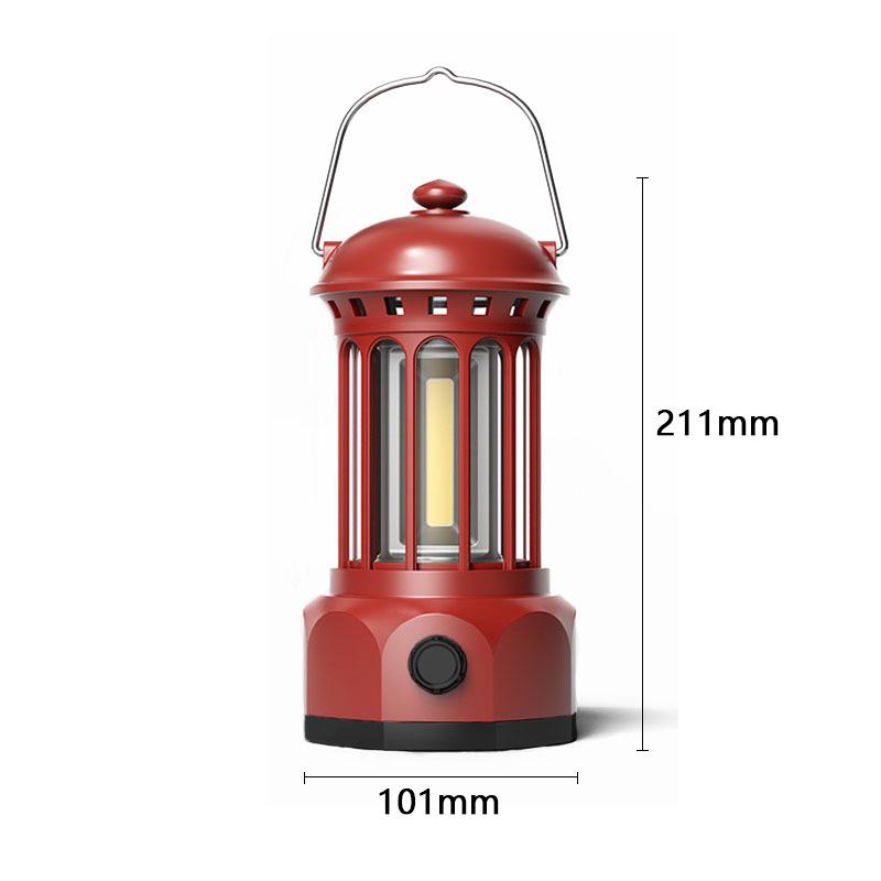 Rechargeable Retro Camping Light: Outdoor Hanging, Handheld Tent Illumination