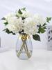 4 Pcs Artificial Hydrangeas with Stems Hydrangea Artificial Flowers Faux Hydrangea Flowers Fake Silk Hydrangeas Flowers with Stems for Home Decor