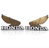 Универсальный, 5 цветов на выбор, Наклейка Honda Honda Wing, Водонепроницаемый, Светостойкий тип, Гоночный (Золото), Левый и правый 1 комплект