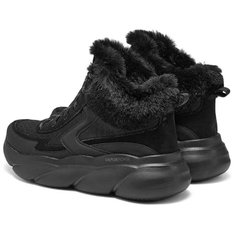 Skechers Современные Теплые Прочные Удобные Универсальные Простые Короткие Снегоступы Женские ботинки Черный 168063-BBK